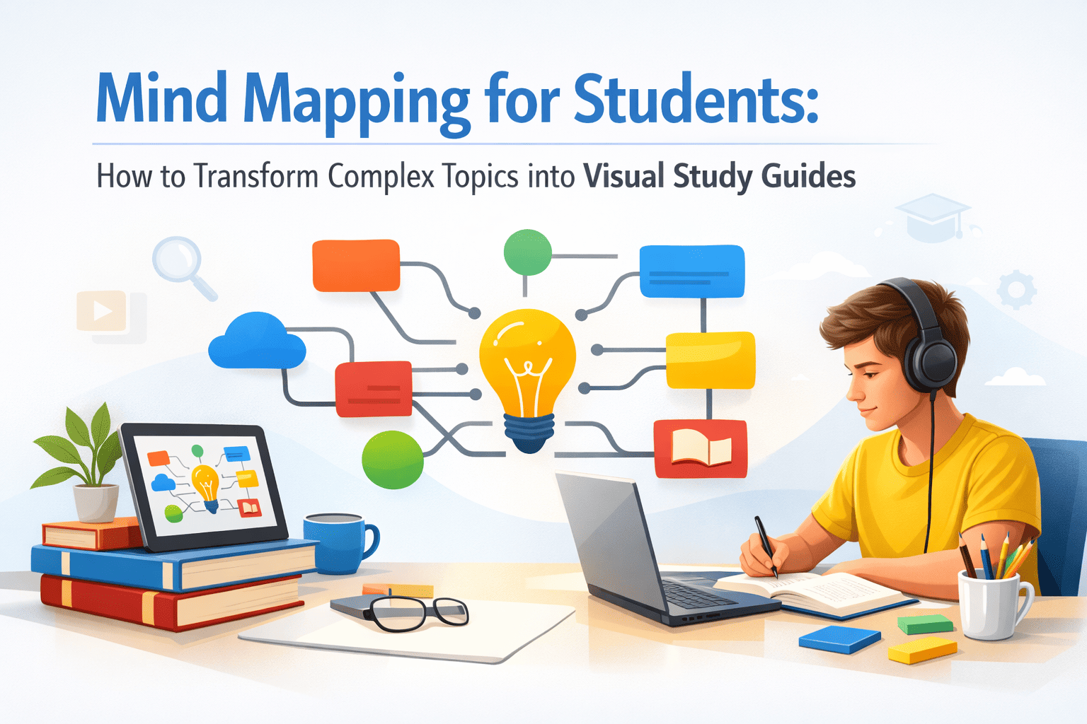 Mind Mapping for Students: How to Transform Complex Topics into Visual Study Guides