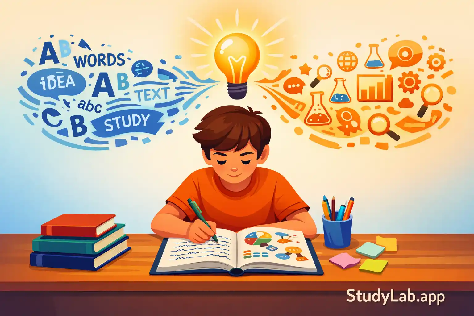 Dual Coding: How Combining Words and Visuals Makes You Remember Everything You Study